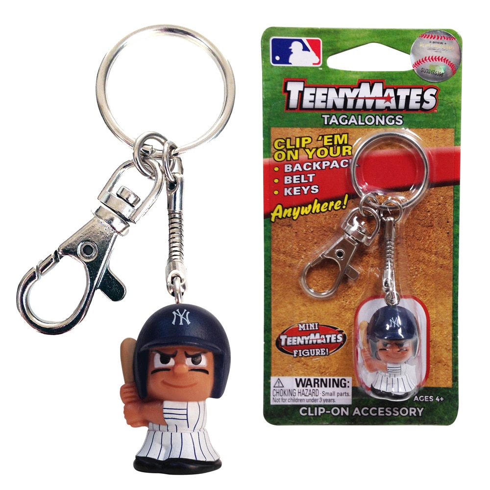 New York Yankees TeenyMates Tagalongs Keychain