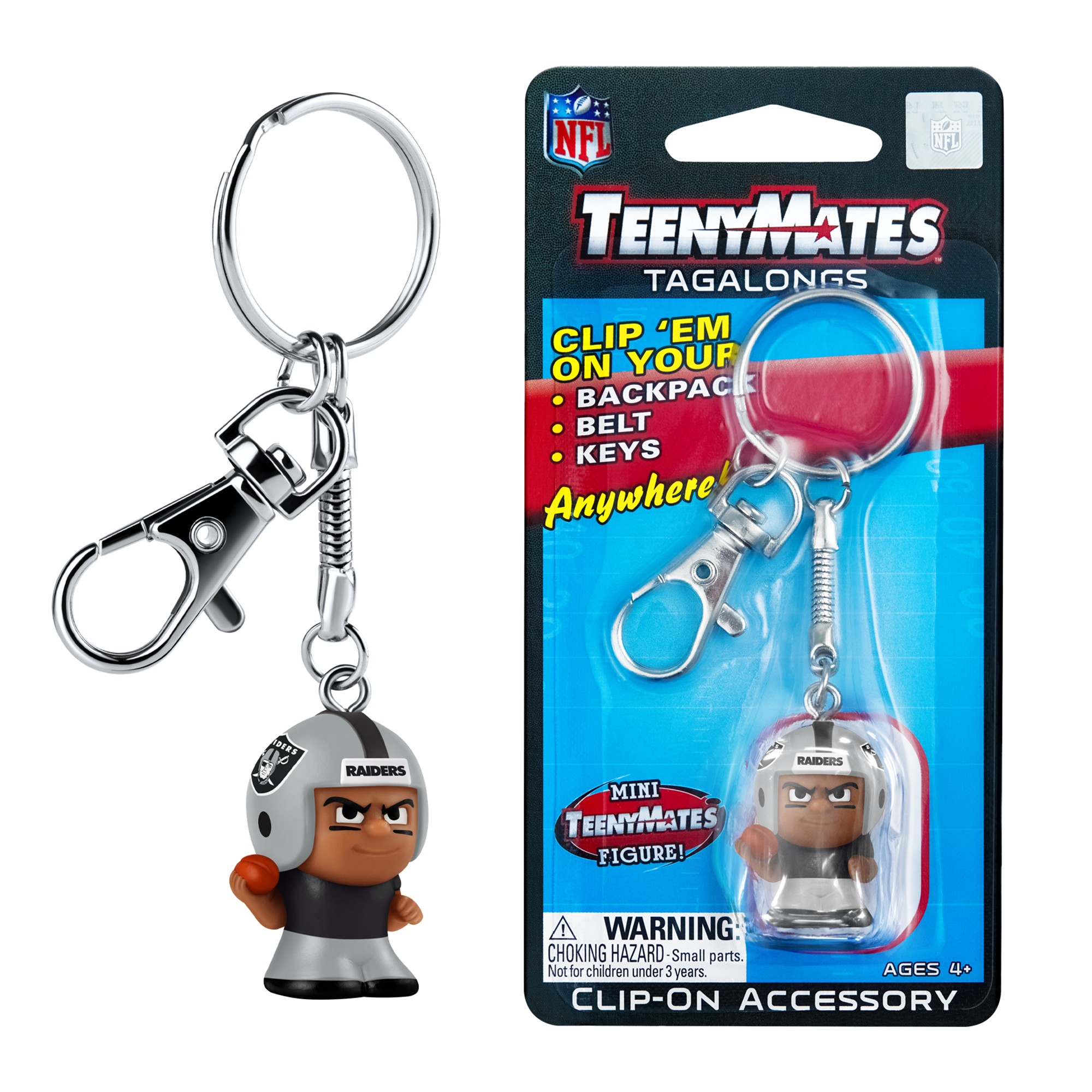 Las Vegas Raiders TeenyMates Tagalongs Keychain | Party Animal