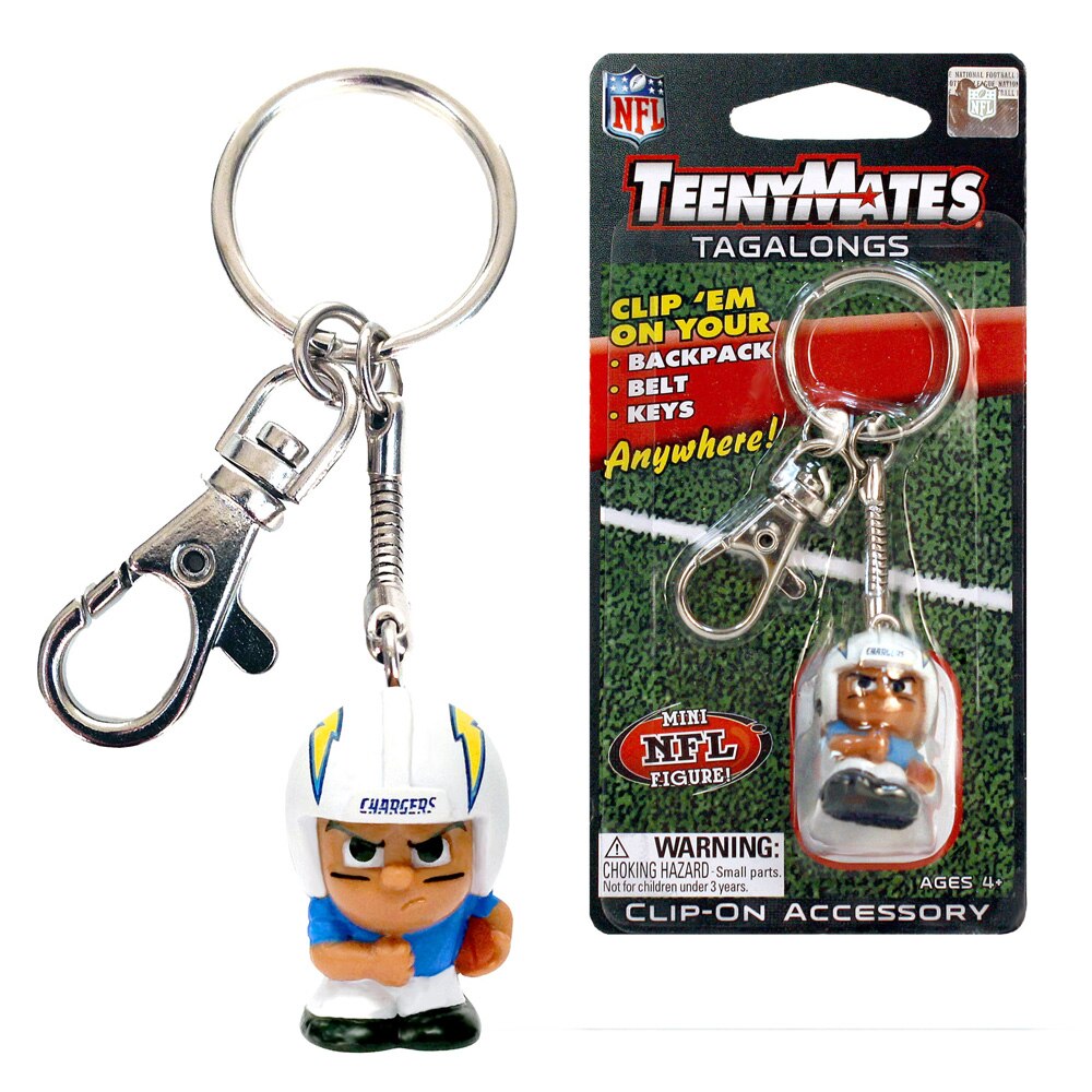 Los Angeles Chargers TeenyMates Tagalongs Keychain