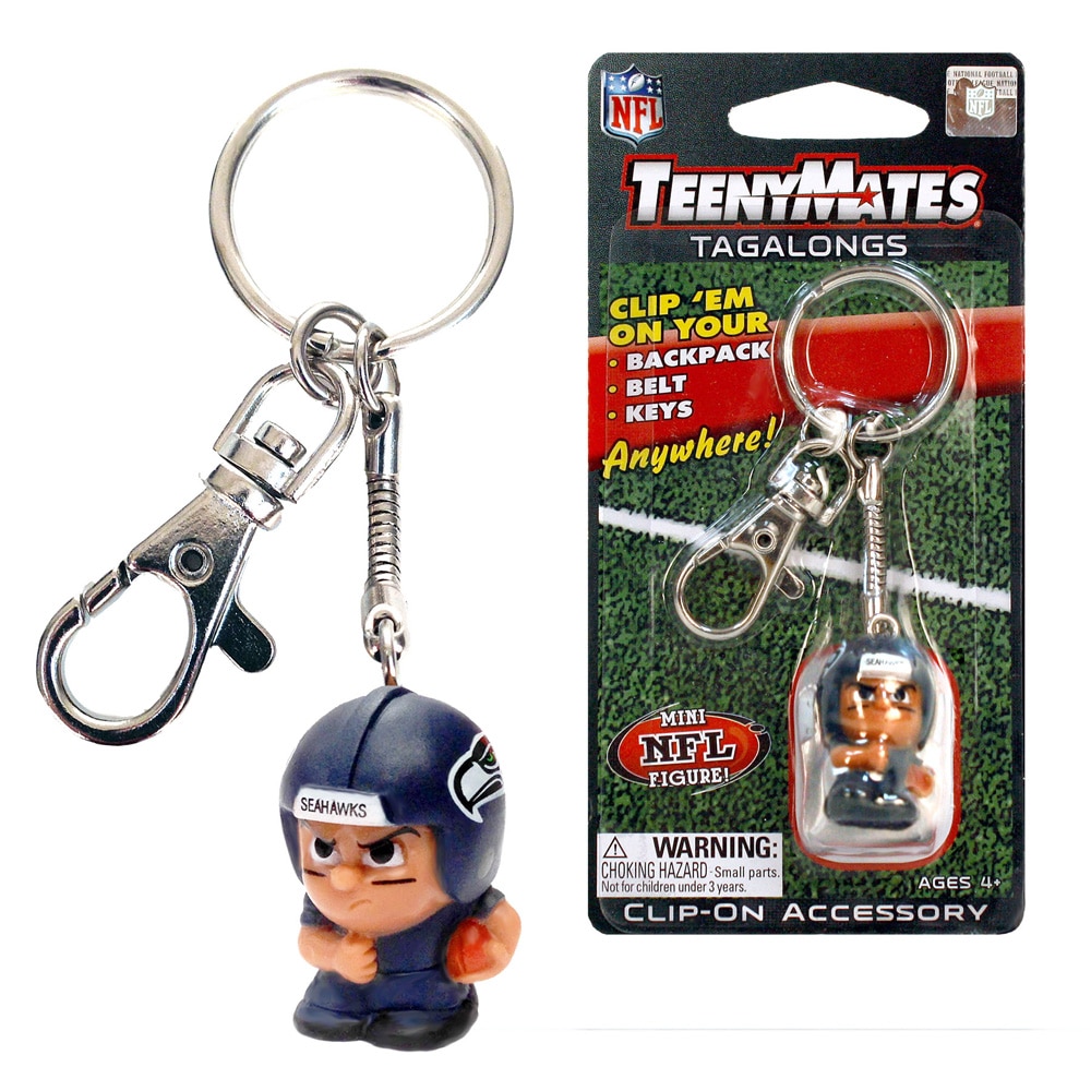 Seattle Seahawks TeenyMates Tagalongs Keychain