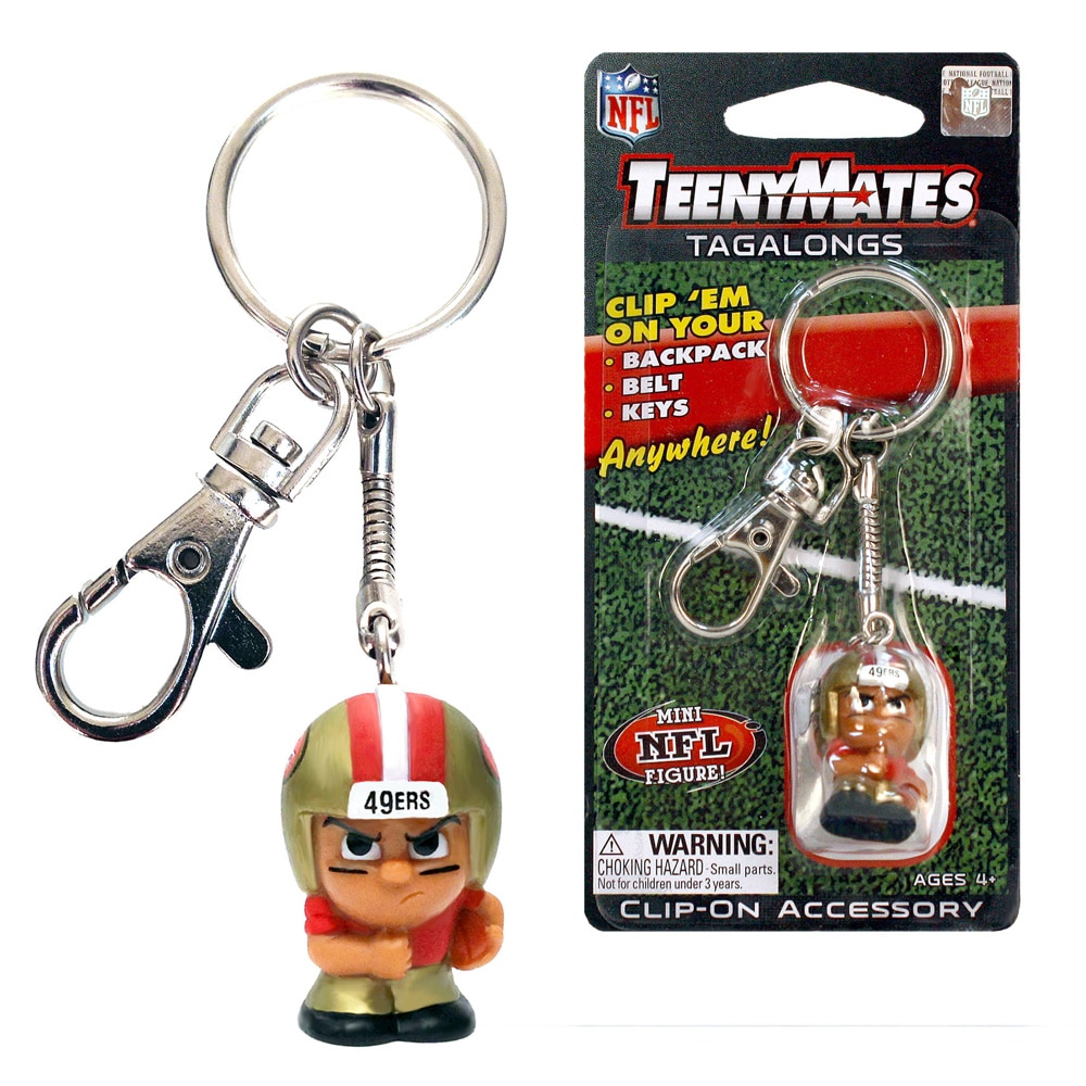 San Francisco 49ers TeenyMates Tagalongs Keychain