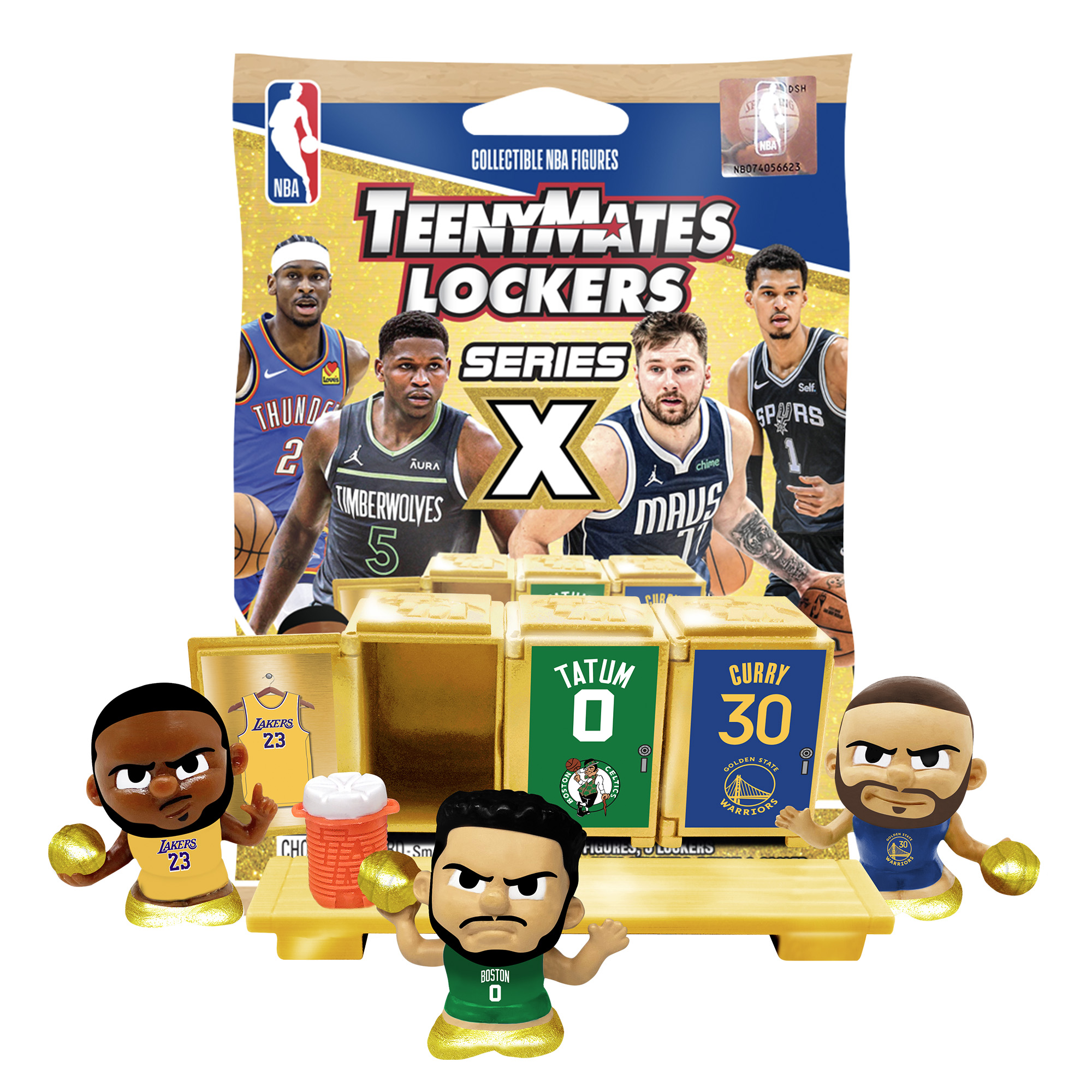 TeenyMates NBA 2025 Locker Room Set