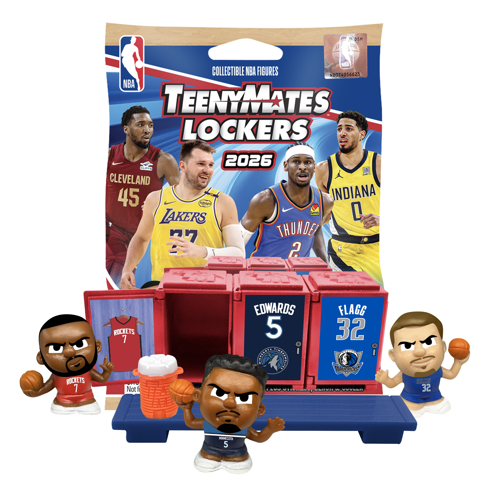 TeenyMates NBA 2026 Locker Room Set