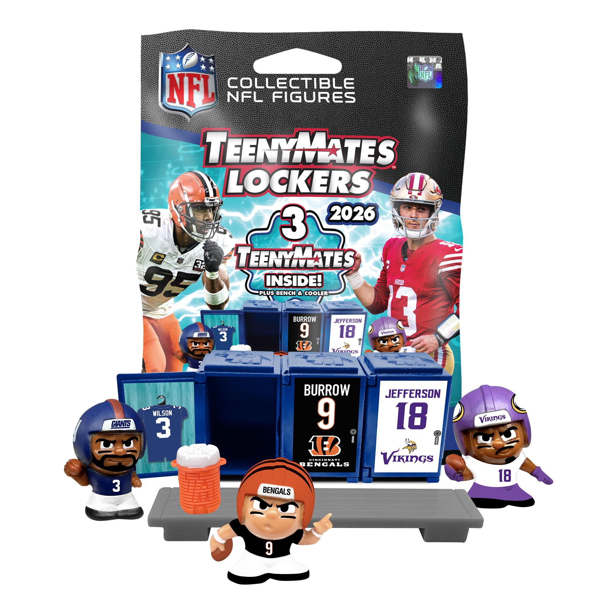 NFL TeenyMates Locker Room Set 2027