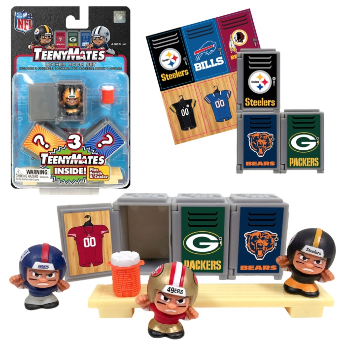 TeenyMates NFL Series 4 Locker Room Set