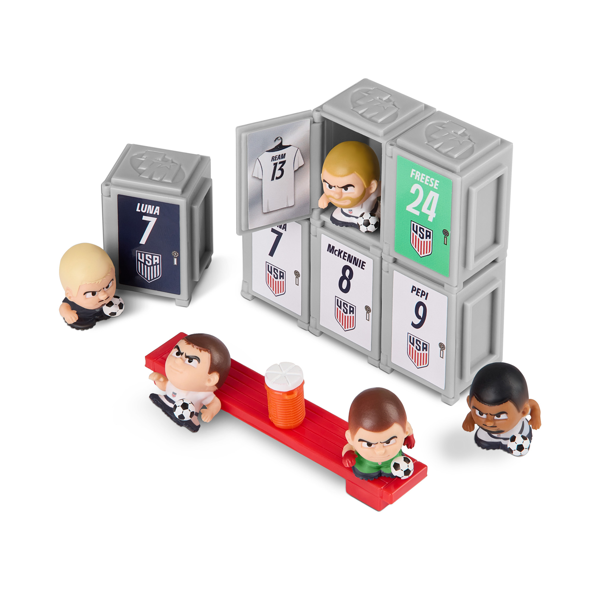 TeenyMates USA Mens Soccer Locker Room Set