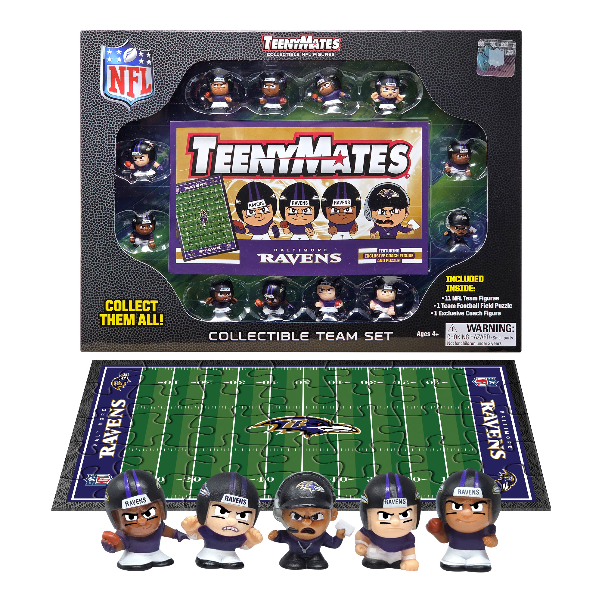 Baltimore Ravens TeenyMates Team Set