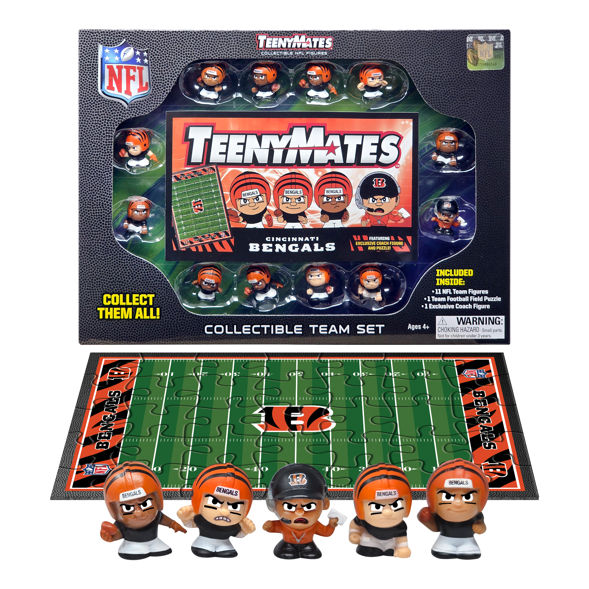 Cincinnati Bengals TeenyMates Team Set
