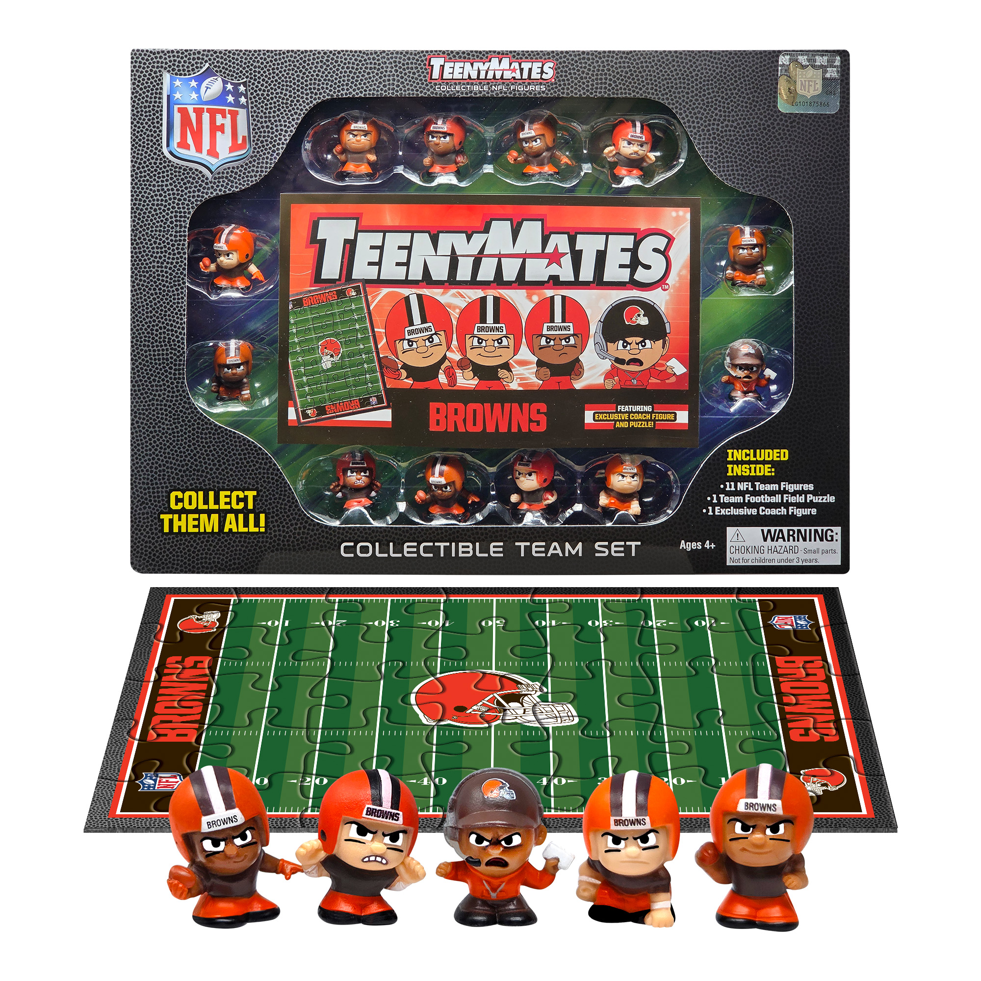 Cleveland Browns TeenyMates Team Set