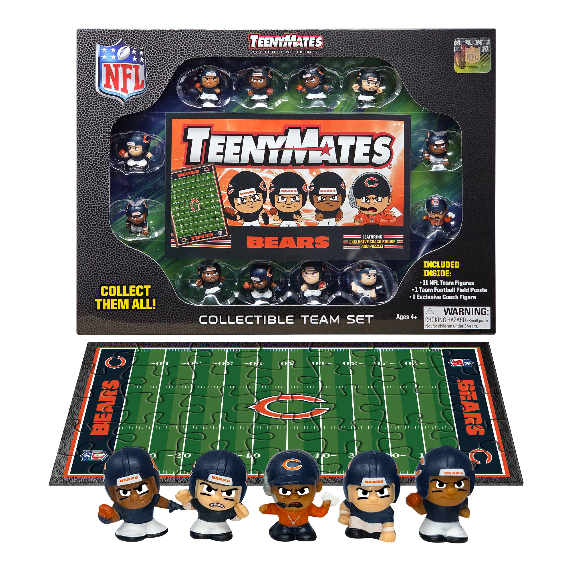 Chicago Bears TeenyMates Team Set