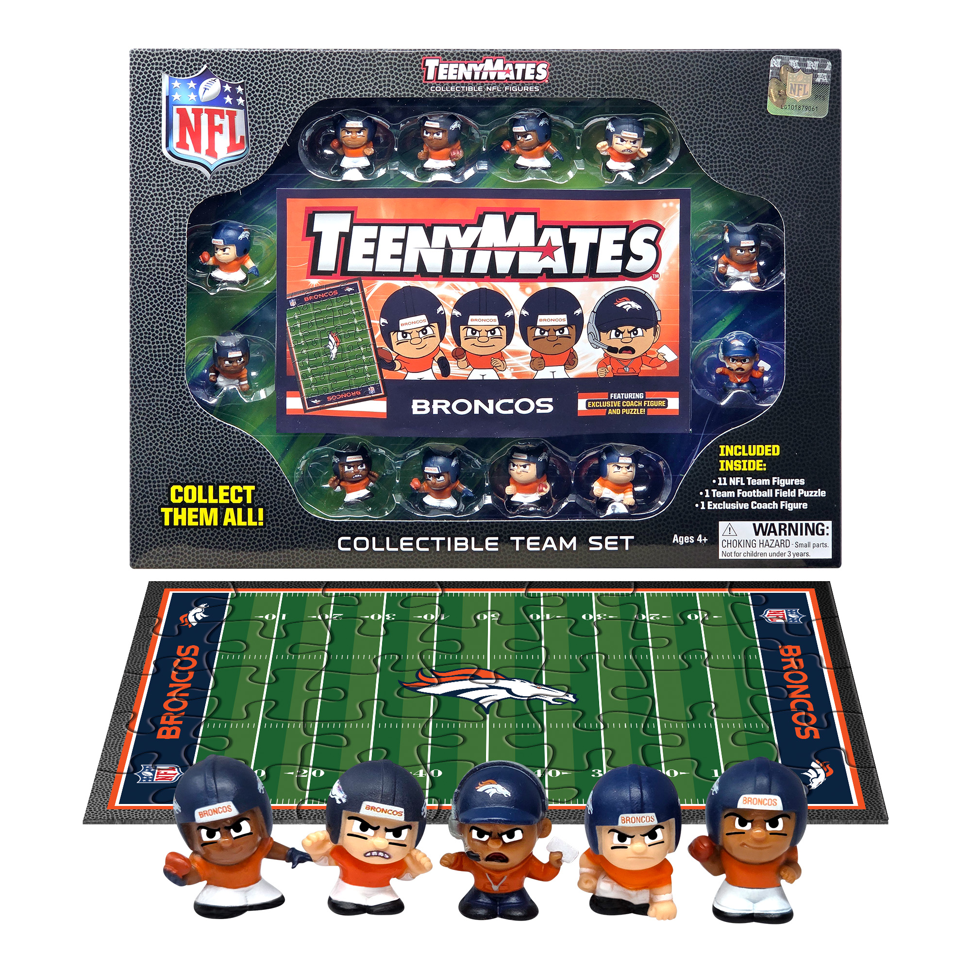 Denver Broncos TeenyMates Team Set