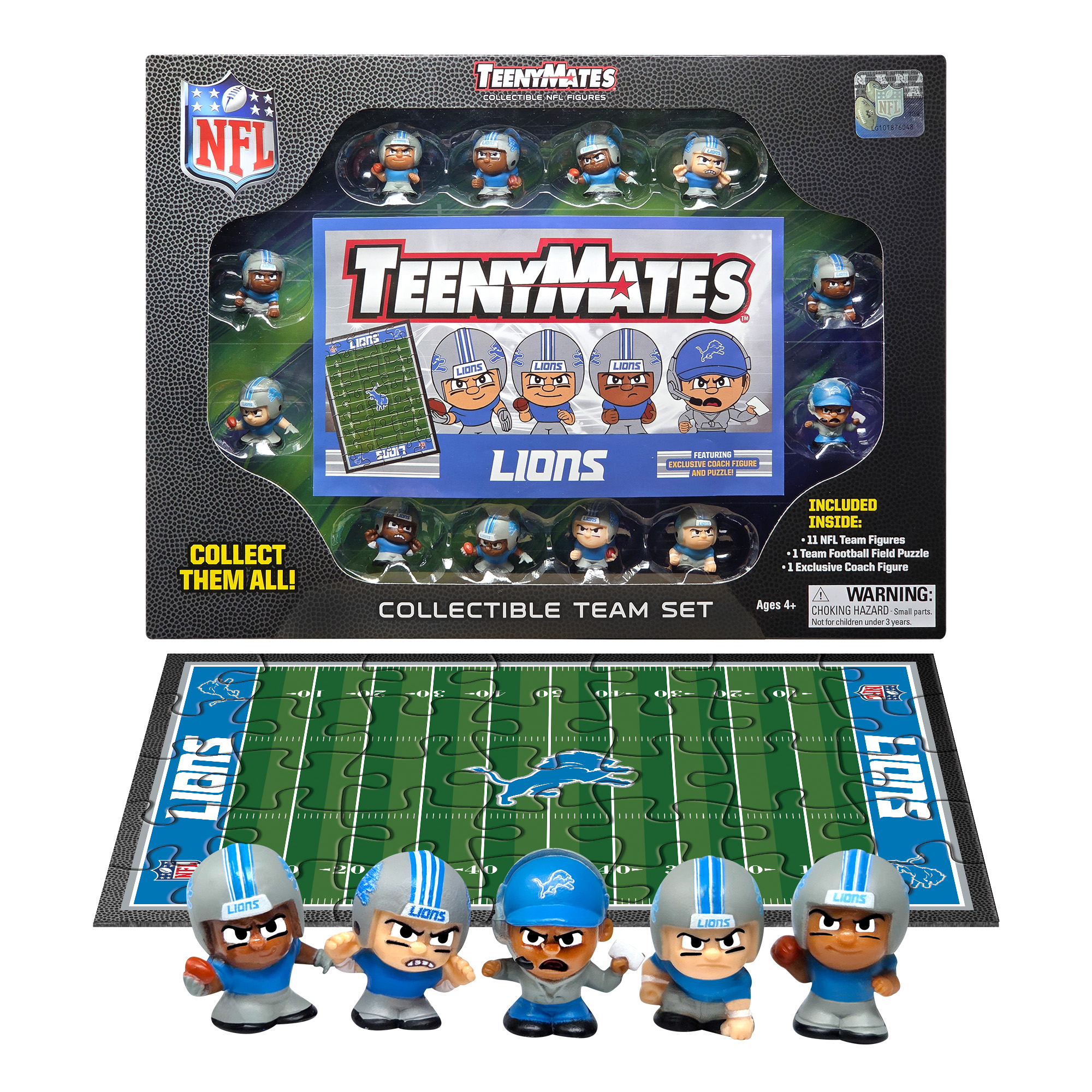 Detroit Lions TeenyMates Team Set