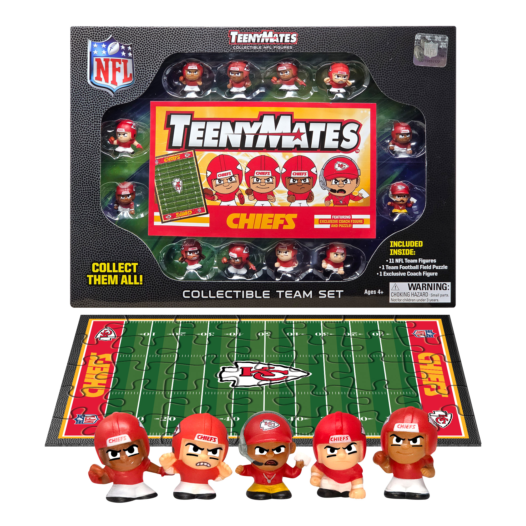 Kansas City Chiefs TeenyMates Team Set