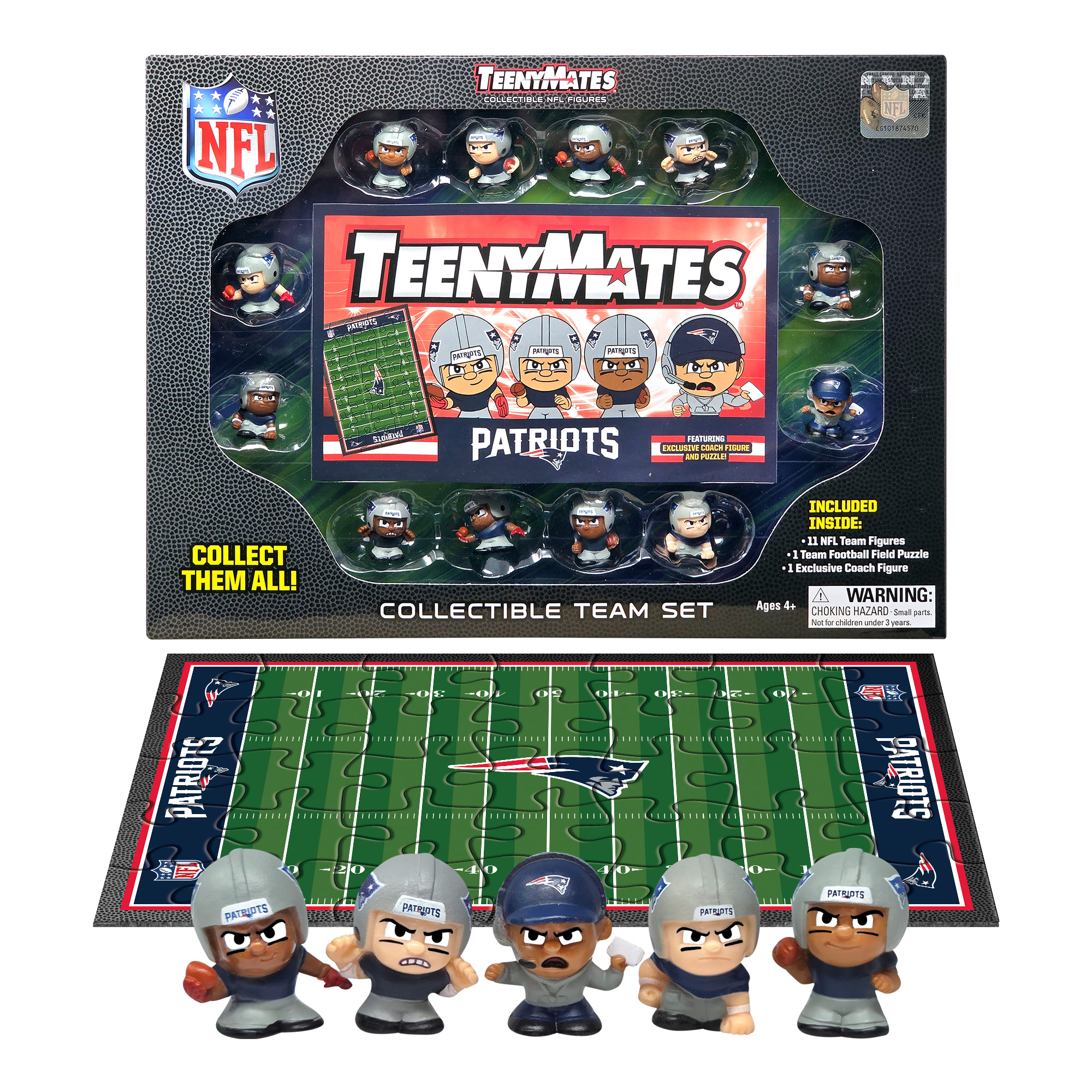 New England Patriots TeenyMates Team Set