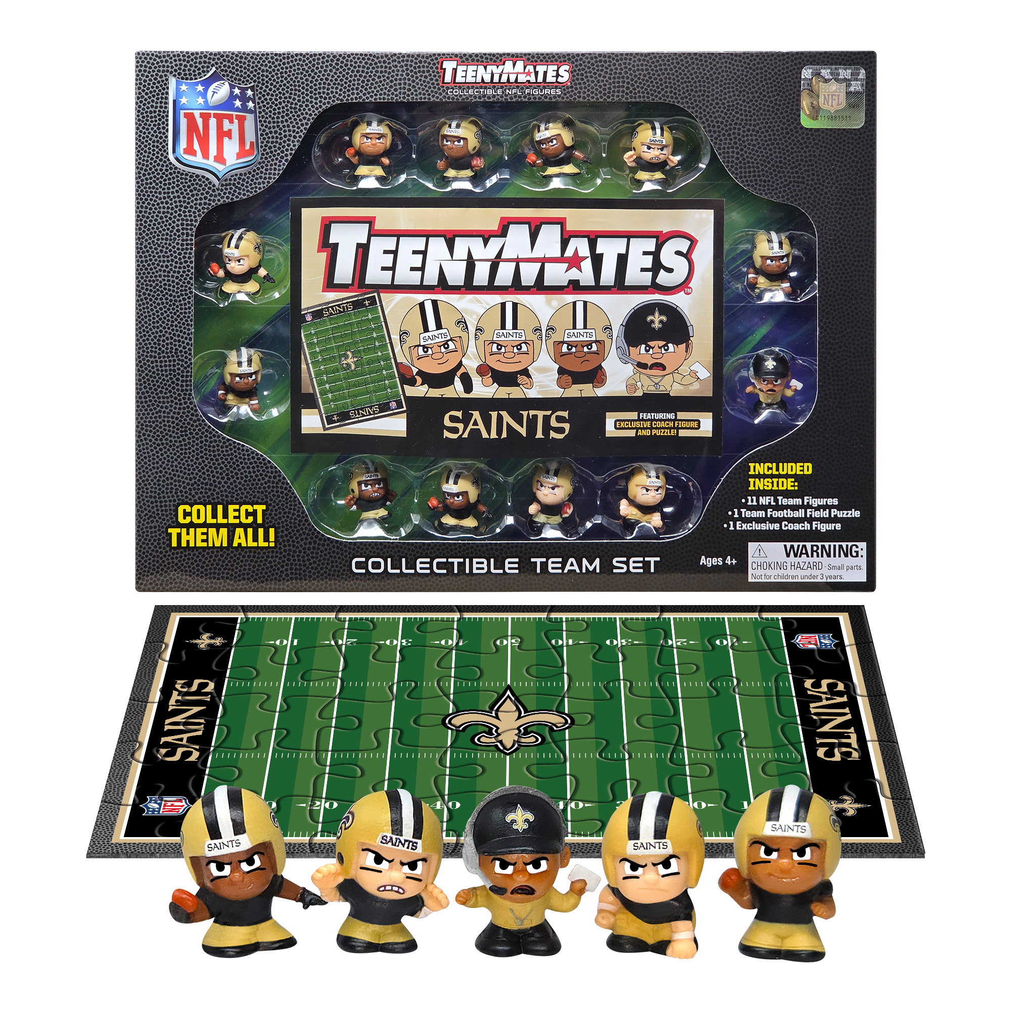 New Orleans Saints TeenyMates Team Set