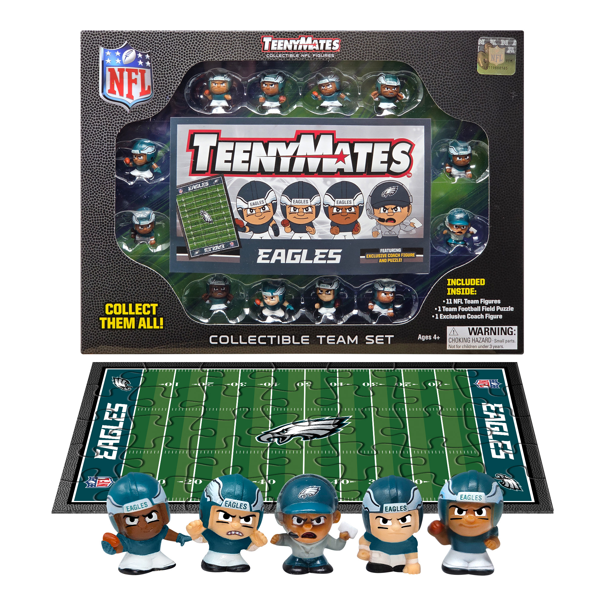 Philadelphia Eagles TeenyMates Team Set