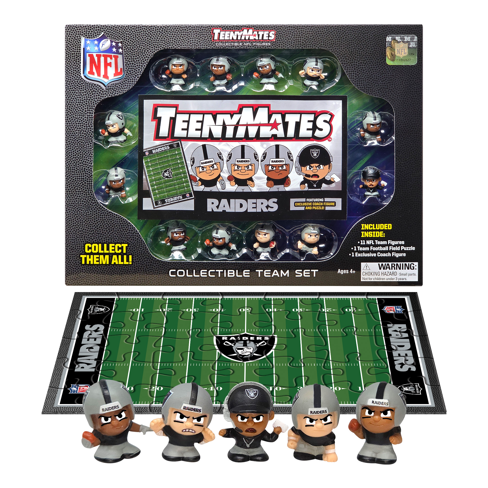 Las Vegas Raiders TeenyMates Team Set