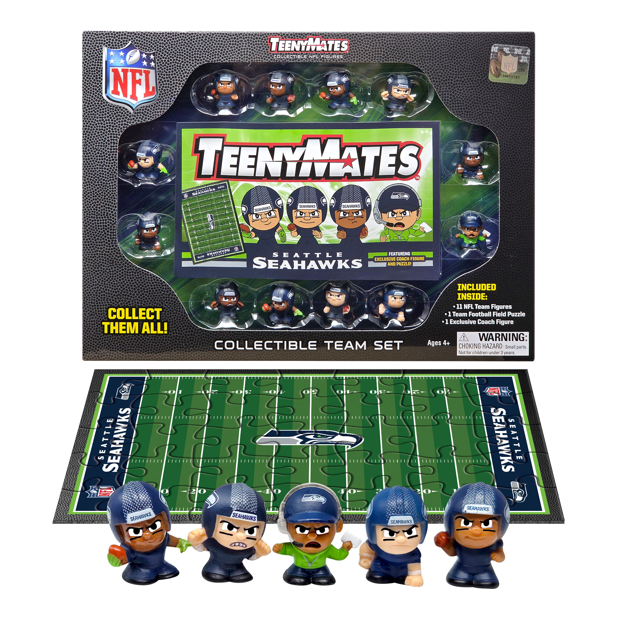 Seattle Seahawks TeenyMates Team Set