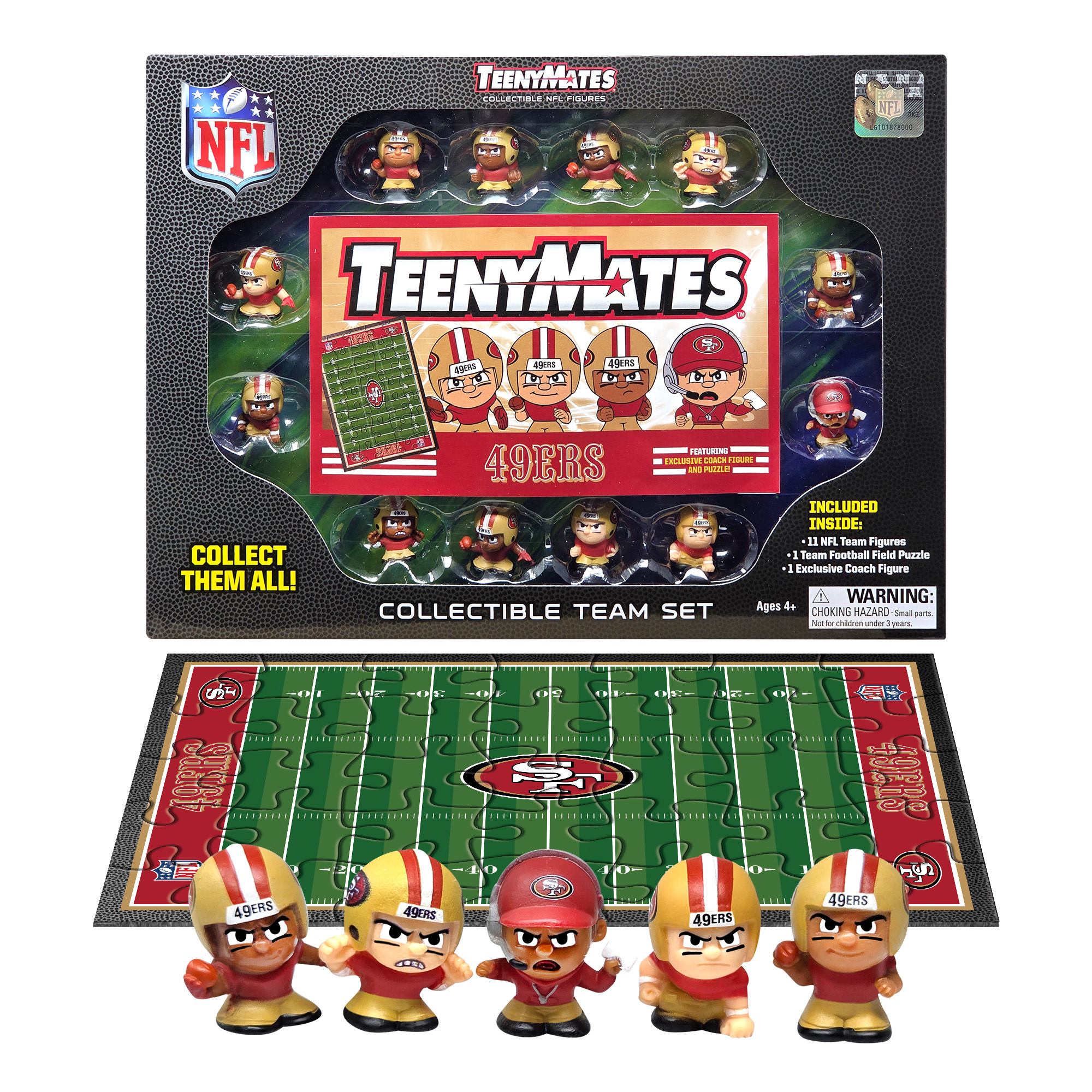 San Francisco 49ers TeenyMates Team Set