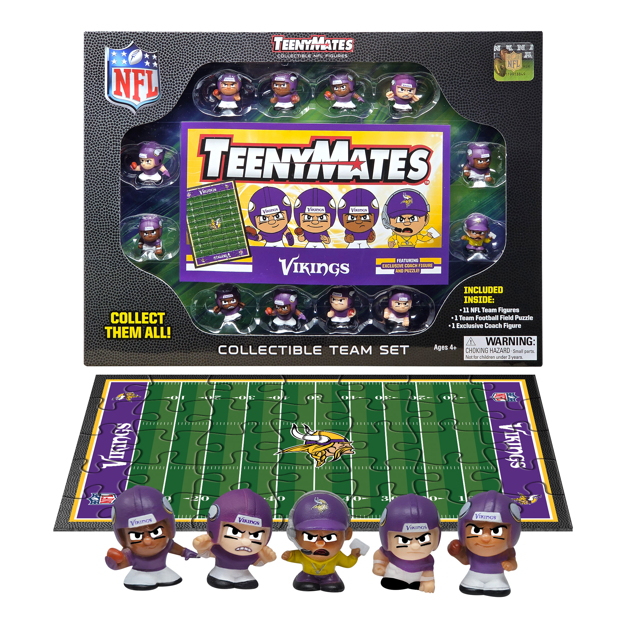 Minnesota Vikings TeenyMates Team Set