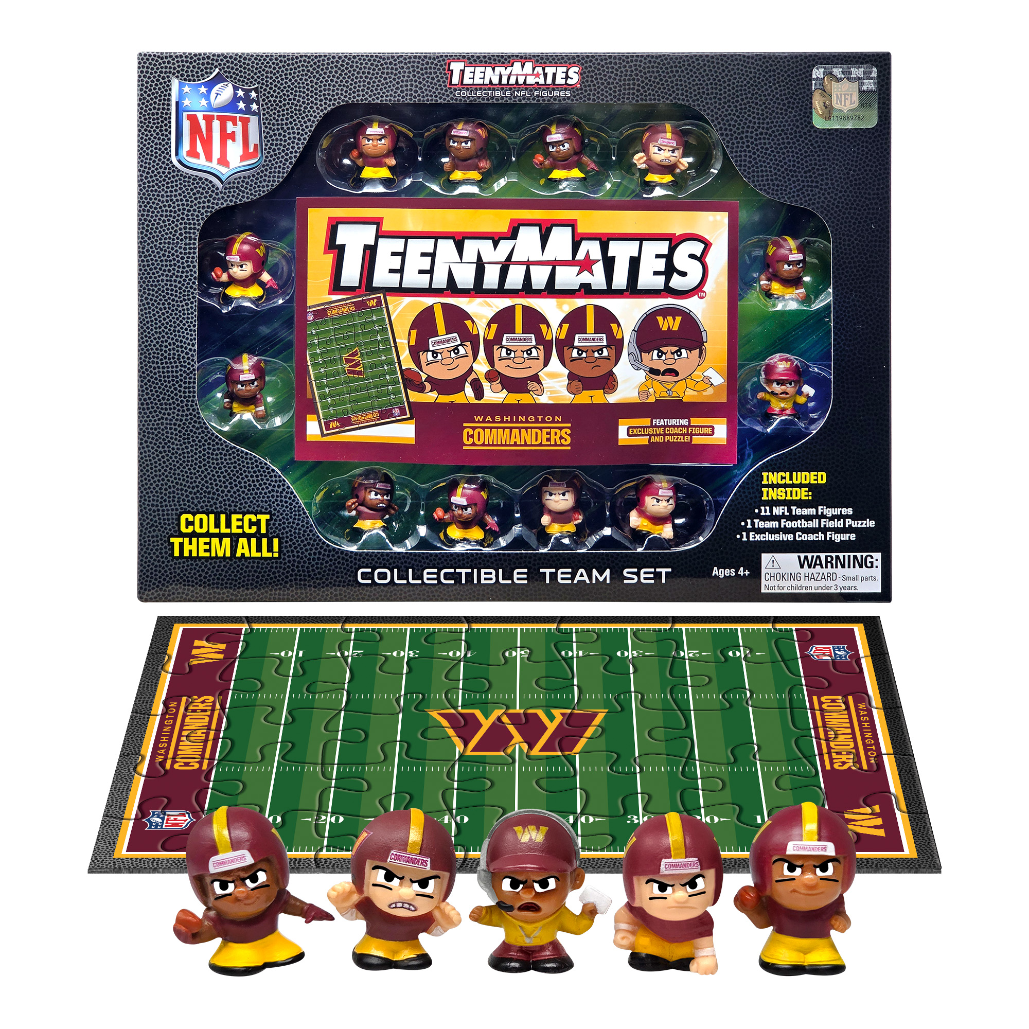 Washington Commanders TeenyMates Team Set