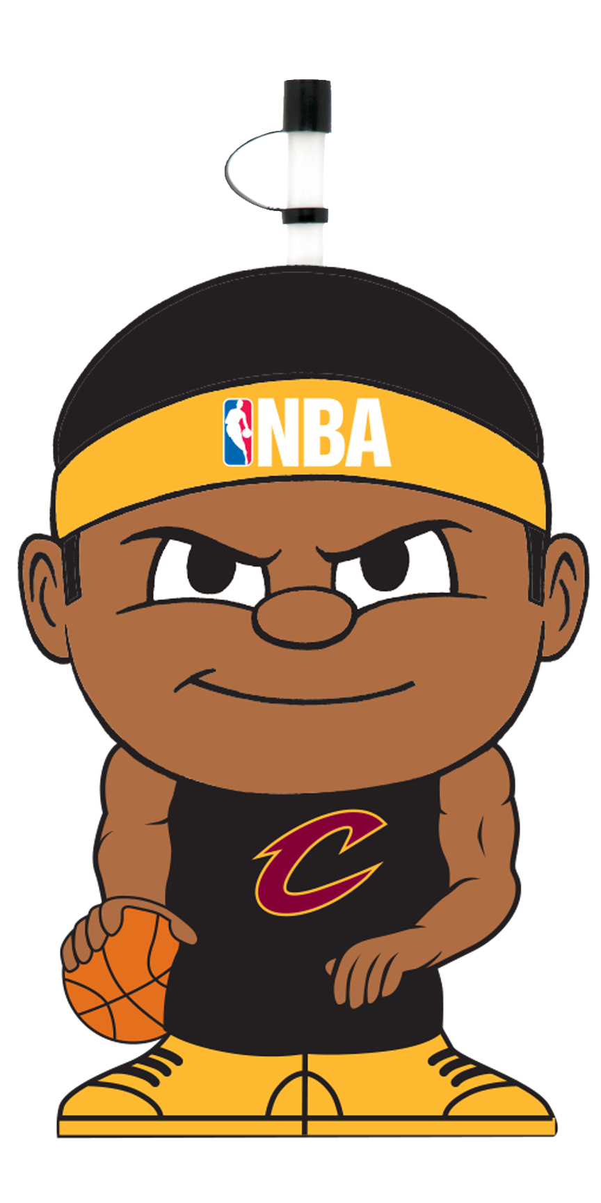 Cleveland Cavaliers Big Sip 3D Water Bottle