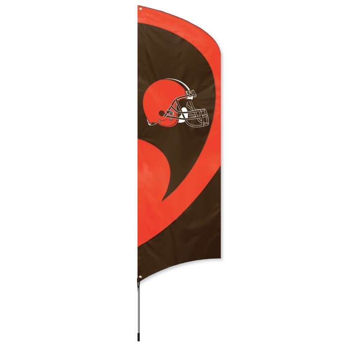 Cleveland Browns Tall Team Flag Kit